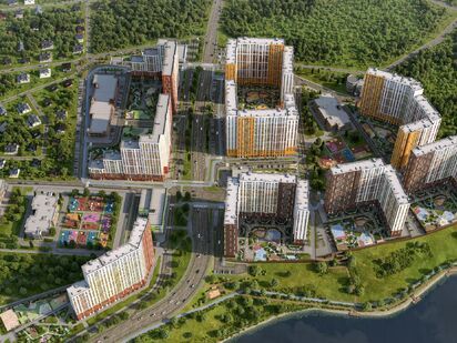 Генеральный план. ЖК «1-й Донской» (Первый Донской)|Новострой-М