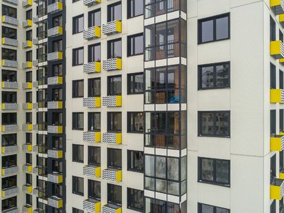 Панорамные балконы. Аэрофотосъемка от 04.03.2019.