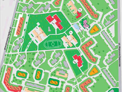 Генеральный план мкр. «Центральный» (Одинцово). мкр. «Центральный» (Одинцово)|Новострой-М