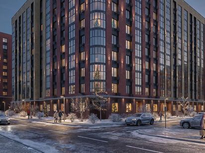 ЖК «Берег» зимой ЖК «Берег»|Новострой-М