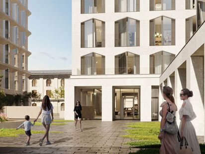 Благоустройство территории A.Residence (А.Резиденс)|Новострой-М