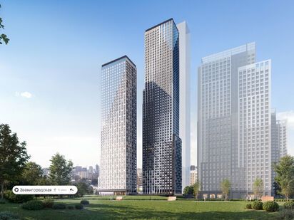 Левел Звенигородская Общий вид корпусов Левел Звенигородская|Новострой-М