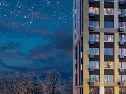 Фасад Level Лесной|Новострой-М