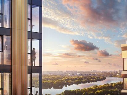 Вид из окон. Жилой район ÁLIA (АЛИА)|Новострой-М