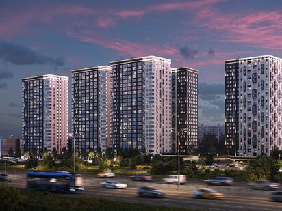 Комплекс состоит из 5 корпусов современной архитектуры. Жилой комплекс EVO (Эво)|Новострой-М