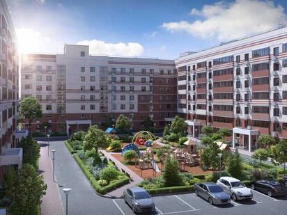 Внутренний двор ЖК «Новоград Монино»|Новострой-М