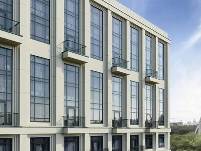 Фасад здания «Королева 13»|Новострой-М