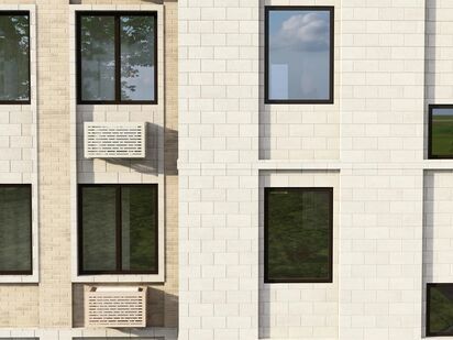 Фасад дома. ЖК «Молодежный» (Озёры)|Новострой-М