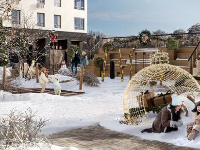 Благоустройство. ЖК «Южные Сады»|Новострой-М