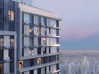 Фасад дома. ЖК «Детали»|Новострой-М