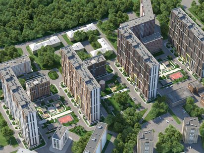 Строится в историческом центре подмосковного города Одинцово ЖК «Сердце Одинцово»|Новострой-М