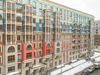 Готовый корпус. Аэрофотосъемка от 22.03.2018г. ЖК «Видный город»|Новострой-М