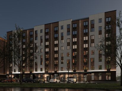 Вид корпуса. ЖК «Солнечный» (Луховицы)|Новострой-М