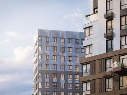 С высоких этажей открывается вид на парк. ЖК «Литературный Квартал»|Новострой-М