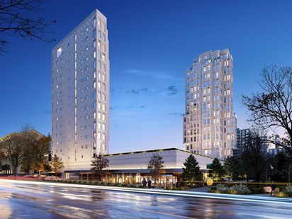 По проекту будут построены две высотные башни в 16 и 17 этажей Дизайнерский дом ELEVEN 11 (Элевен 11)|Новострой-М