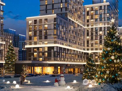 Новостройка в зимнее время года. ЖК «Детали»|Новострой-М