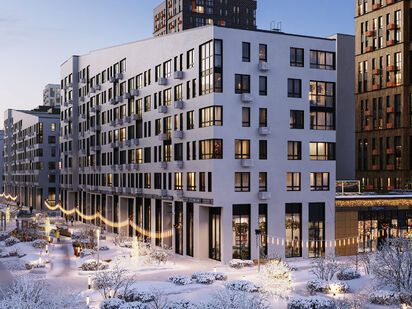 Вид корпуса. ЖК «Дзен-кварталы»|Новострой-М