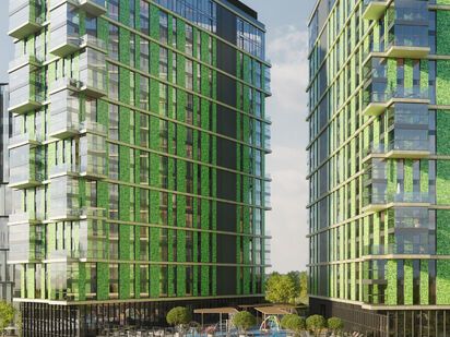 Вид корпусов «ФизтехСити»|Новострой-М