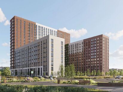 Общий вид ЖК «Квартал Домашний»|Новострой-М