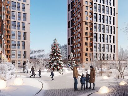 Благоустроенная территория. Жилой квартал «Прокшино»|Новострой-М