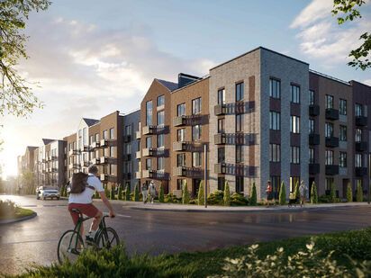 Общий вид ЖК «Жаворонки Клаб»|Новострой-М