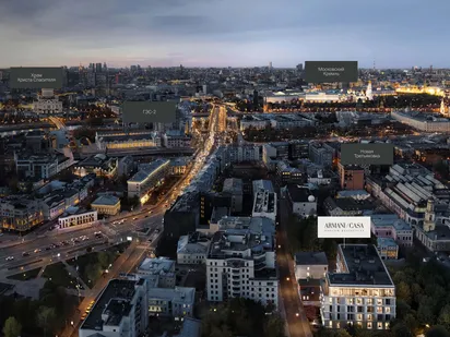 Генеральный план ЖК Armani/Casa Moscow Residences (Армани/Каса Москоу резиденс)|Новострой-М