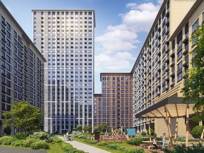 Территория комплекса. ЖК «Настоящее»|Новострой-М