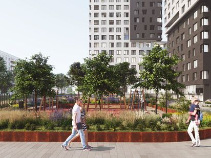 В районе сложившаяся инфраструктура и отличная транспортная доступность. ЖК Парковый квартал Self (Селф)|Новострой-М