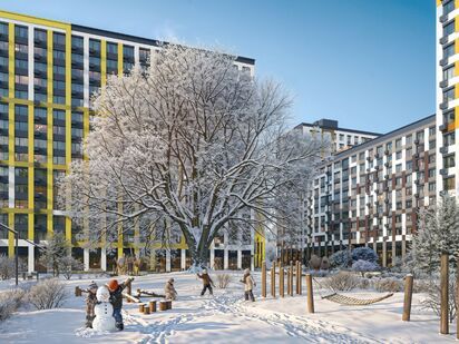 Элементы благоустройства территории Level Лесной|Новострой-М