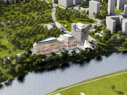 Генеральный план (1 и 2 очереди проекта)