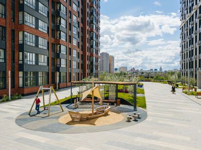 Внутренний двор. ЖК «Сердце столицы»|Новострой-М