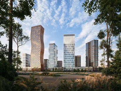 Мультиквартал CITYZEN (Ситизен). общий вид Мультиквартал CITYZEN (Ситизен)|Новострой-М