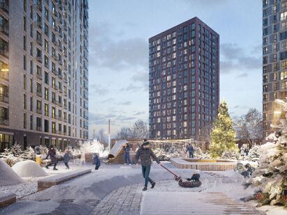 Благоустроенная территория Жилой район «Скандинавия»|Новострой-М