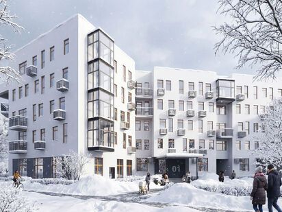 Высота корпуса составит 5 этажей ЖК «Дом в Малаховке»|Новострой-М