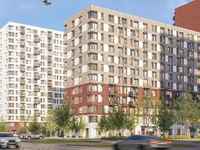 Дворы жилого комплекса закрыты от машин для безопасности и спокойствия
пешеходов. ЖК «Новое Видное»|Новострой-М