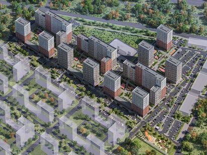 Генеральный план. ЖК «Горки Парк»|Новострой-М