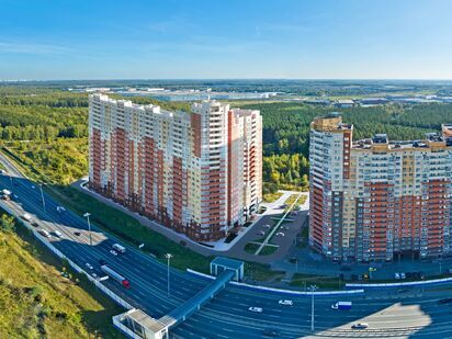 Расположен в поселке Сосновый бор в шаге от города Подольск. ЖК «Джи Три Новый Весенний»|Новострой-М