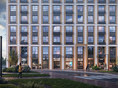 На первых этажах корпусов находятся коммерческие помещения, где располагаются кафе, магазины, предприятия сферы услуг. ЖК «Квартал Румянцево»|Новострой-М