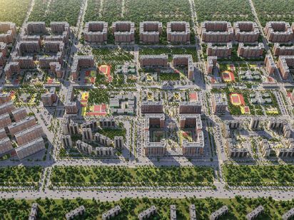 Генеральный план МКР «Самолет»|Новострой-М