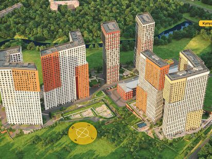 Генеральный план Жилой квартал «Кутузов Град»|Новострой-М