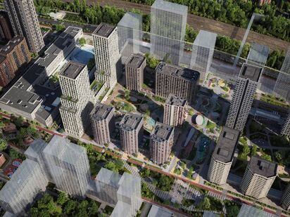 Генплан. ЖК «Среда на Лобачевского»|Новострой-М