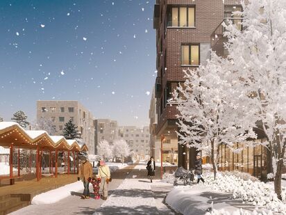 Высота зданий не будет превышать шести этажей. ЖК «Станиславский»|Новострой-М