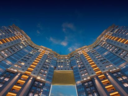 ЖК River Нouse в вечернее время ЖК River Нouse (Ривер Хаус)|Новострой-М