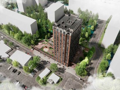 Общий вид. ЖК «Зиккурат Преображенский»|Новострой-М