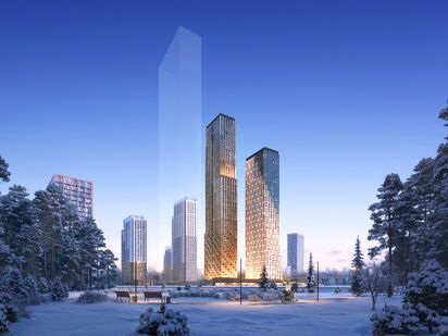 Общий вид на комплекс Level Звенигородская|Новострой-М