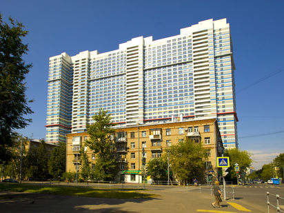 ЖК «Триколор». Дом 188Б, корпус 4. Фото от 07.08.2016 г. ЖК «Триколор»|Новострой-М