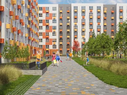 Прогулочные зоны. ЖК «Новая Рига»|Новострой-М