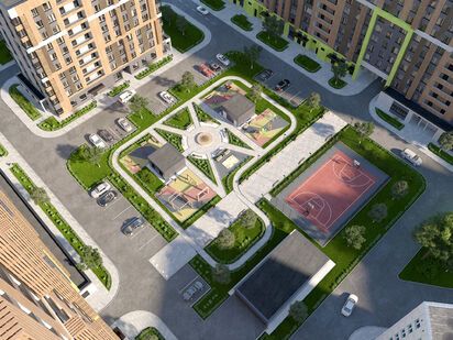 Во дворе жилого дома будет работать Wi-Fi. В окружающем новостройку квартале уже сложилась социальная и бытовая инфраструктура. ЖК «Сердце Одинцово»|Новострой-М