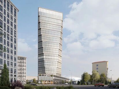 Бизнес-центр высотой в 33 этажа