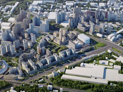 Генеральный план проекта. Жилой квартал «Символ»|Новострой-М